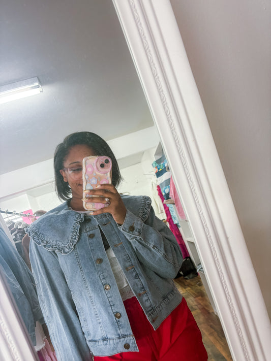 Pia Collared Denim Jacket