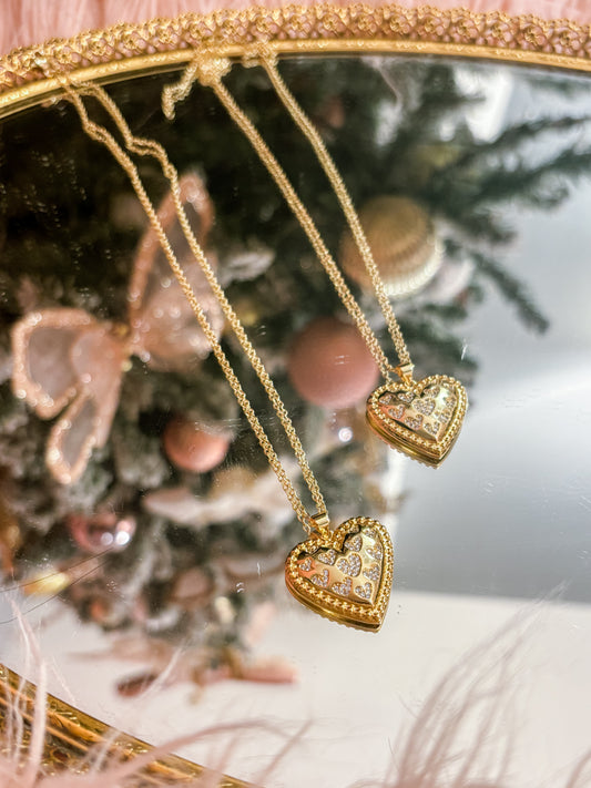 Stone Heart Pendant Necklace