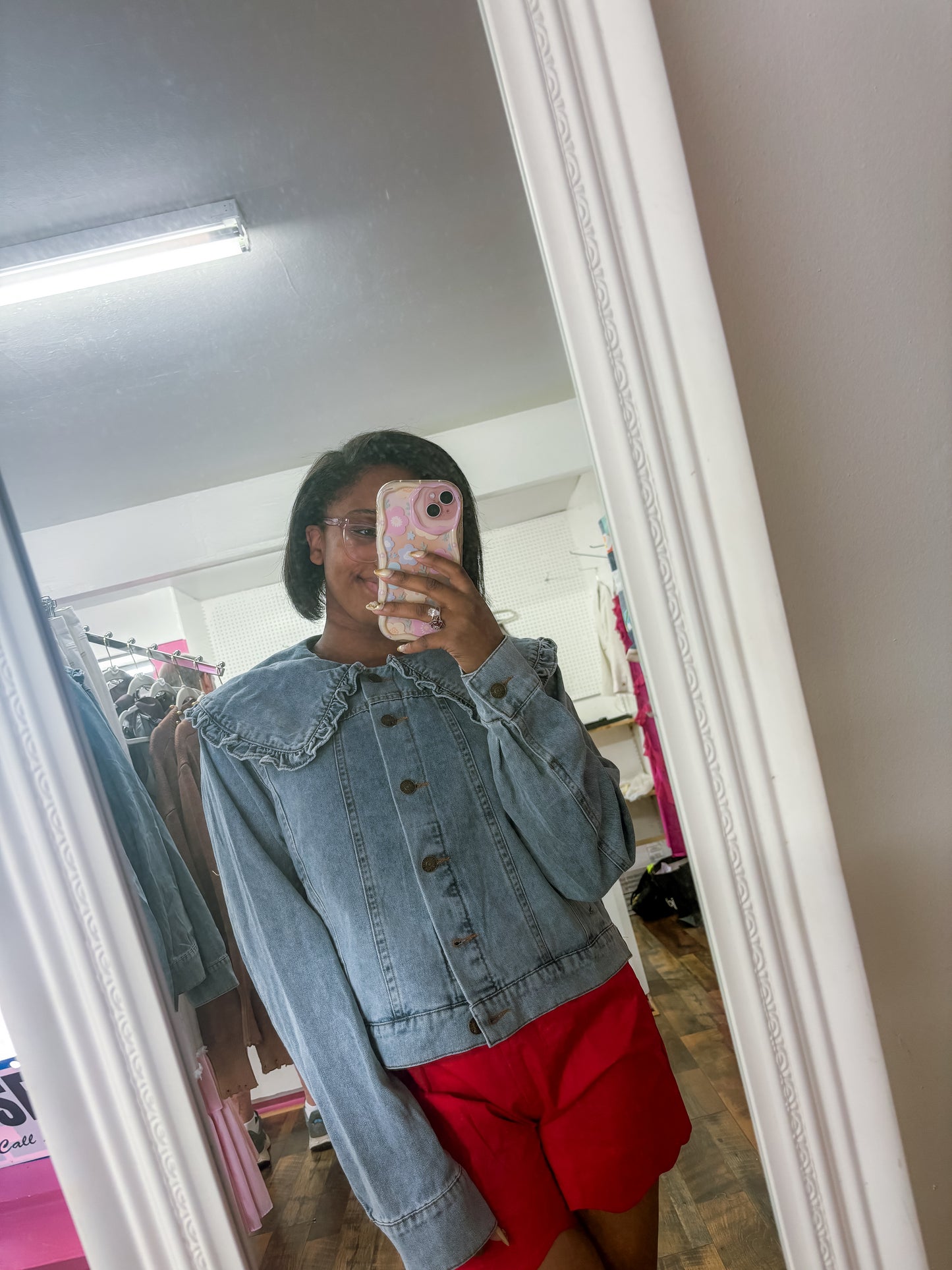 Pia Collared Denim Jacket