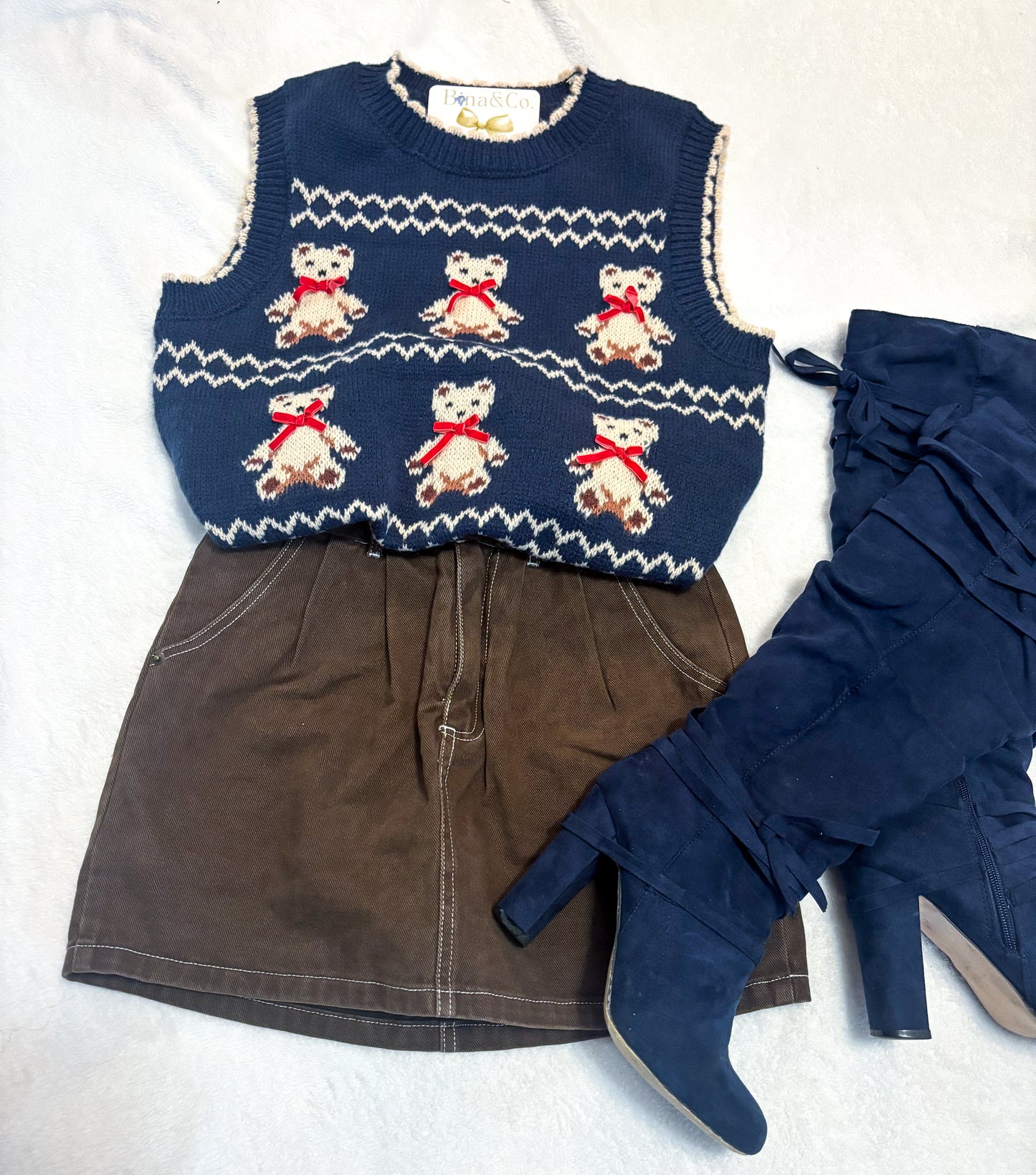 Teddy Bear Sweater Vest