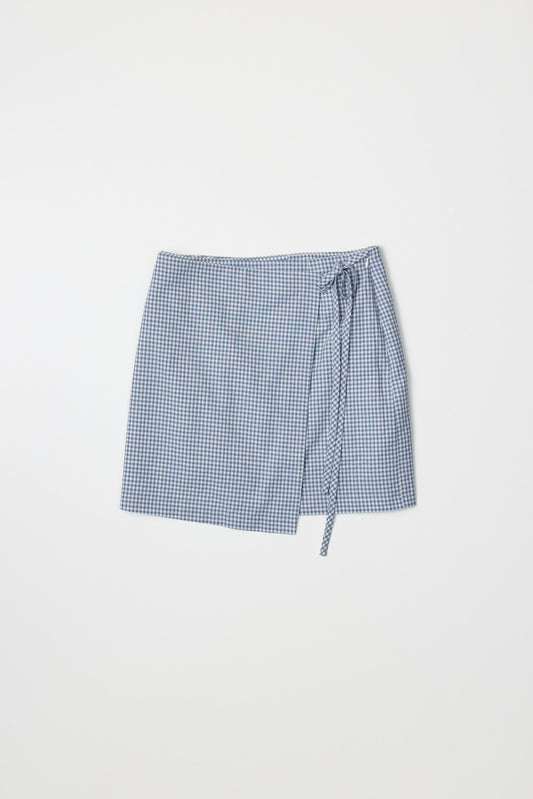 Alice Gingham Wrap Skirt