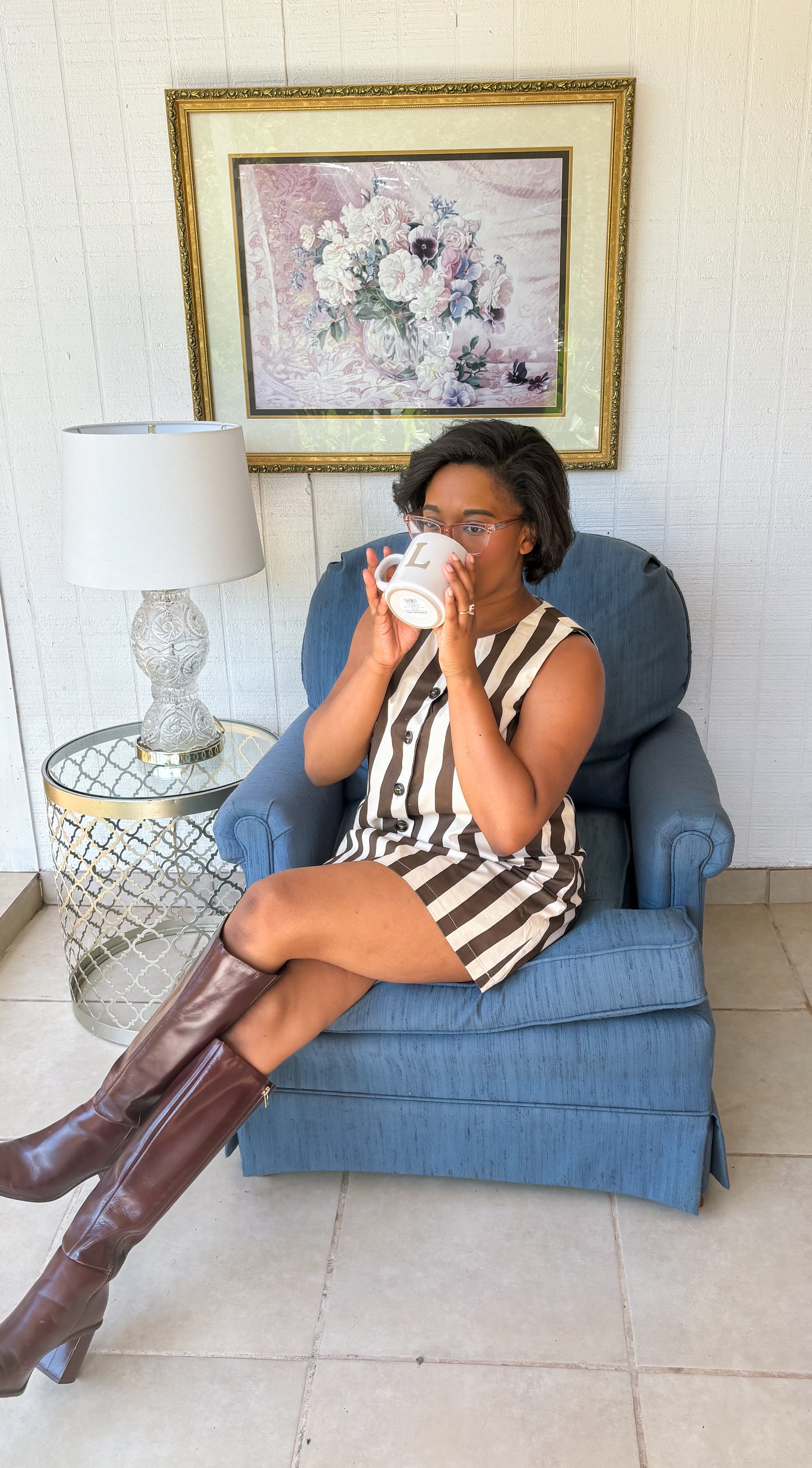 Madison Striped Skirt