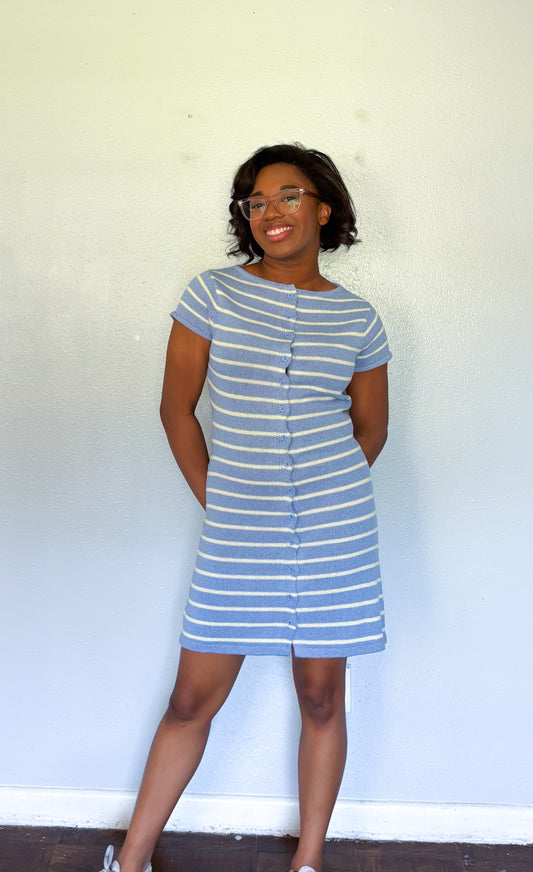 Twila striped sweater dress
