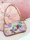 Sequin floral handbag