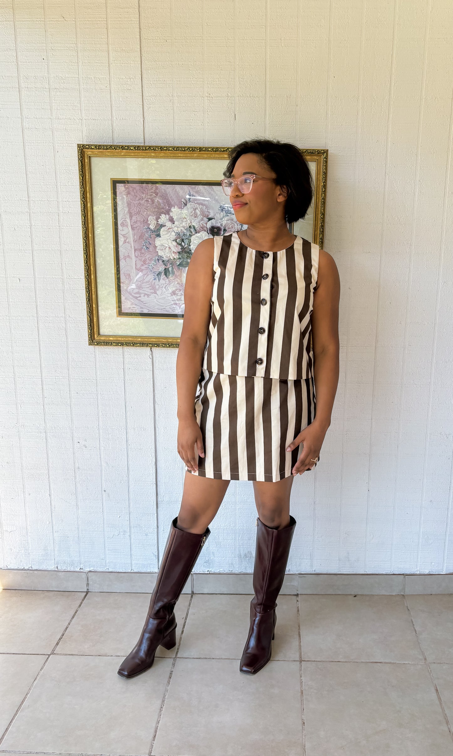 Madison striped Top