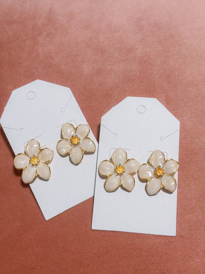 Flower Blossom Stud Earrings