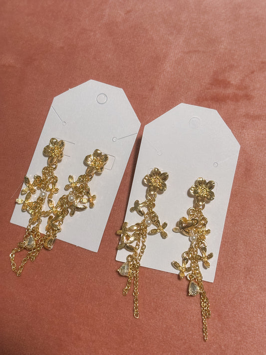 Floral Drop Earrings