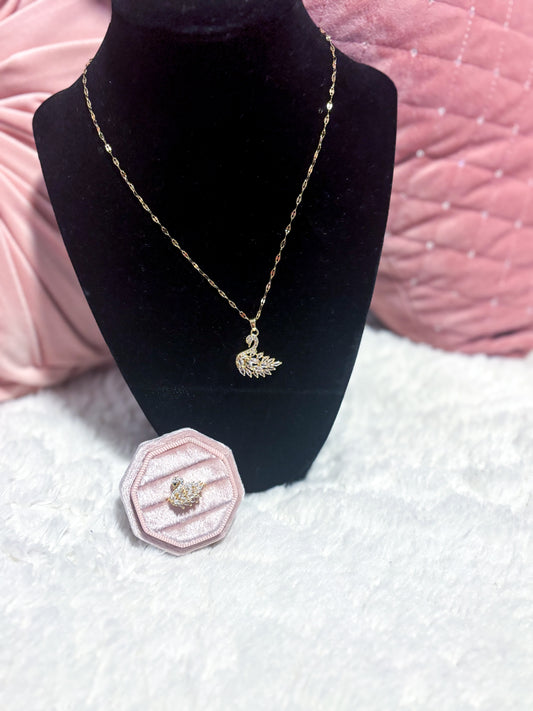 Swan Pendant Necklace