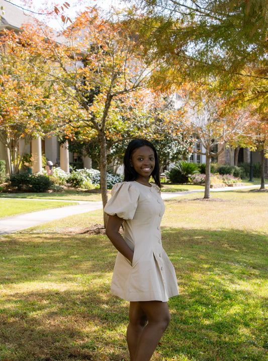 Honey Latte Dress
