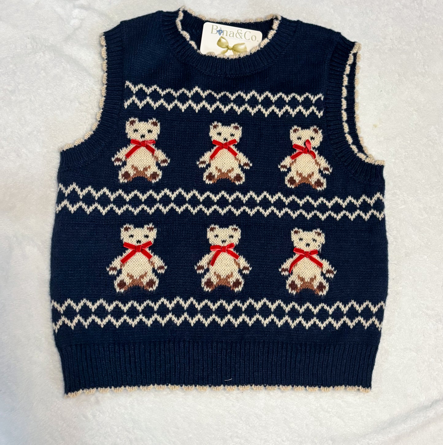 Teddy Bear Sweater Vest