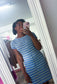 Twila striped sweater dress