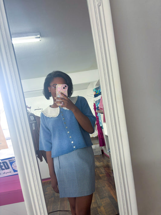 Alice Gingham Wrap Skirt
