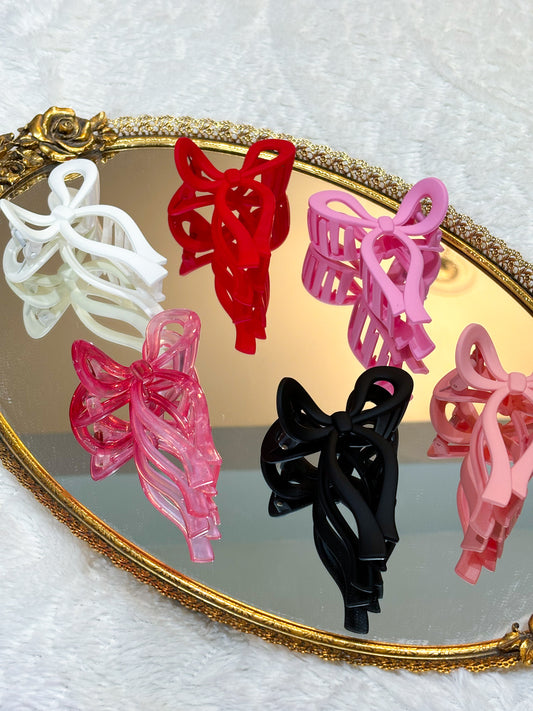 Bow Hair Claw Clips